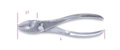   Beta 1153INOX Két állású, állítható csipesz, rozsdamentes acélból