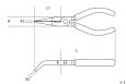 Beta 1168 Hajlított extra hosszú félkerekcsőrű fogó PVC-bevonattal