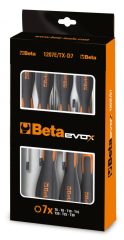 Beta 1207E/TX-D7 7 darabos csavarhúzó készlet Evox
