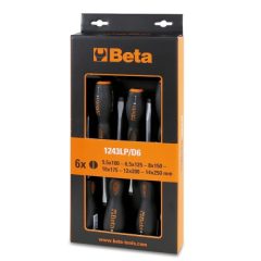 Beta 1243LP/D6 6 db-os üthető csavarhúzó készlet