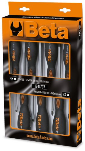 Beta 1243/D7 7 részes csavarhúzó szerszám készlet