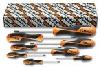   Beta 1268RTX/S8 Imbusz-csavarhúzókészlet markolattal Tamper Resistant Torx® csavarokhoz, 8 darabos