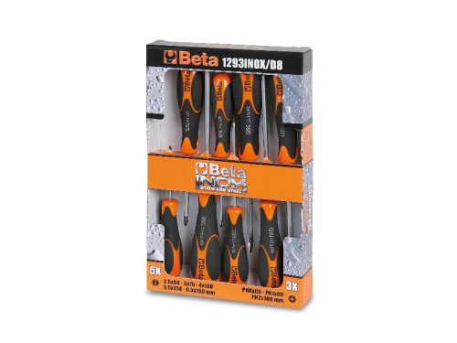 Beta 1293INOX/D8 8 darabos csavarhúzókészlet, nemesacél