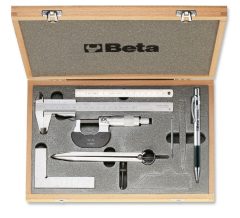   Beta 1685/C7 7 részes szerszámkészlet méréshez és jelöléshez kofferban