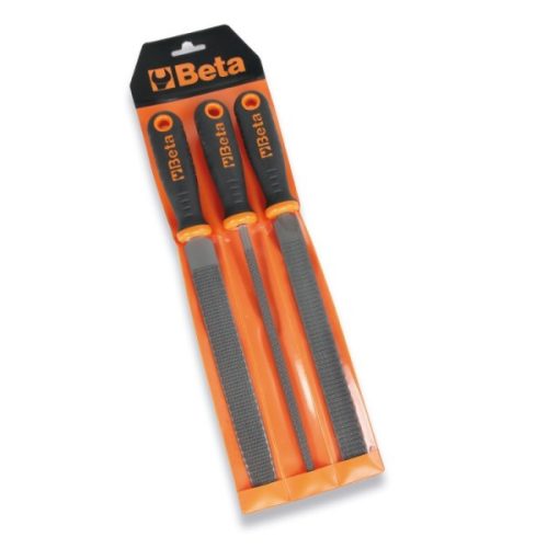 Beta 1719BMR/B3 Egyengető reszelő készlet, markolattal, felfüggeszthető tartóban