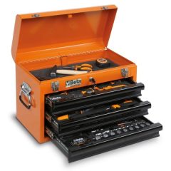   Beta Worker 2200E/21 3 fiókos szerszámos láda  159 darabos szerszámkészlettel