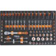 Beta Worker 2400S-XL9/E-XL szerszámkocsi 487 részes szerszámkészlettel