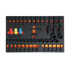   Beta 2450 M128 habszivacs tálca 1/2”-os dugókulccsal és tartozékokkal