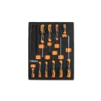   Beta 2450 M209 habszivacs tálca betagrip csavarhúzókkal hasítottfejű és phillips® csavarokhoz