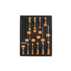   Beta 2450 M209 habszivacs tálca betagrip csavarhúzókkal hasítottfejű és phillips® csavarokhoz