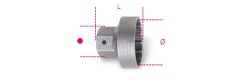   Beta 3973/1 Lehúzó dugókulcs 16 bordás hajtóműhöz 1/2"