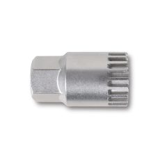   Beta 3973/4 Lehúzó dugókulcs 20 bordás hajtóműhöz nikkelezett központi csappal 1/2"