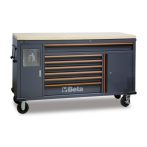   Beta C45PRO MWS/W 7 fiókos szerszámkocsi beépített hulladéktartóval 045000191