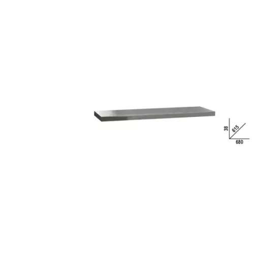Beta C45PRO 2.0 PXE/1-0,7MT rozsdamentes acéllal fedett MDF munkalap, 680 mm x 615 mm