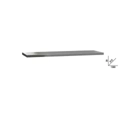   Beta C45PRO 2.0 PXE/2-1,3MT  rozsdamentes acéllal fedett MDF munkalap, 1360 mm x 615 mm