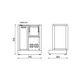 Beta RSC50 MS-2AVV Rögzített, dobtárolós modul