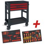   Beta 5100 RSC51-MQ38 E-mobilitás szerszámkocsi 38 szigetelt szerszámmal