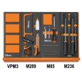 Beta 5904VU/2M 144 darabos szerszámkészlet habszivacs tálcában