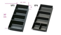   Beta VP3 - VP4 Hőformált műanyag tálcák az összes fiókos, típusú szerszámtárolóhoz