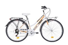   Beta 9599CB-W ATALA® CITY BIKE, ALUMÍNIUM VÁZ, SHIMANO® 6 FOKOZATÚ SEBESSÉGVÁLTÓ, V-BRAKE® FÉKEK 28" ALUMÍNIUM KEREKEK