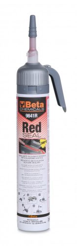 Beta 9841R piros ecetsavas szilikon tömítő