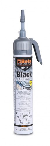 Beta 9841N fekete ecetsavas szilikon tömítő