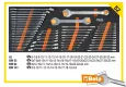 BetaWorker 2400 RSC24AXXL 8 fiókos hosszú szerszámkocsi 1061 darabos szerszámkészlettel