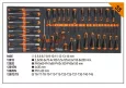 BetaWorker 2400 RSC24AXXL 8 fiókos hosszú szerszámkocsi 1061 darabos szerszámkészlettel