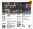 BetaWorker 2400 RSC24AXXL 8 fiókos hosszú szerszámkocsi 1061 darabos szerszámkészlettel