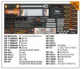 BetaWorker 2400 RSC24AXXL 8 fiókos hosszú szerszámkocsi 1061 darabos szerszámkészlettel