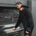 Beta 7566NG Hosszú cipzáras kapucnis felső, antracitszürke betétekkel/munkaruha