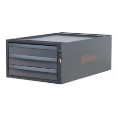  Beta C58CS 3C 3 fiókos, 257 mm magas szerszámtároló a C58BC moduláris munkapadokhoz