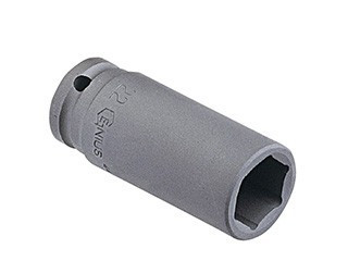 Genius hosszú légkulcsfej 11/16", 6-lapos, colos 1/2"