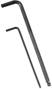 Genius gömbvégű imbuszkulcs, L-alakú, metrikus, 8-as