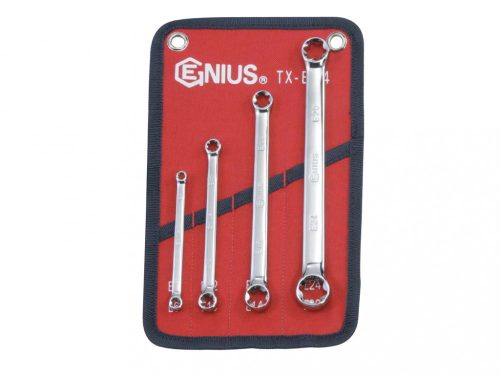 Genius Csillagkulcs készlet, E-torx (belső), 4 darabos