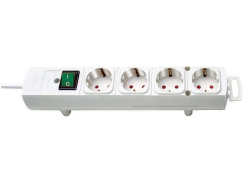 Comfort-Line 4-es elosztó 2,0m H05VV-F 3G1,5 fehér