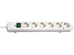 Comfort-Line 6-os elosztó 2,0m H05VV-F 3G1,5 fehér