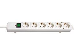 Comfort-Line 6-os elosztó 2,0m H05VV-F 3G1,5 fehér
