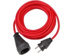 Hosszabítókábel 20 m piros 3G1,5 gumi kábel IP 44
