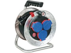 Fém kábeldob 25m 3x1,5 3G1,5 narancs kábel IP 44