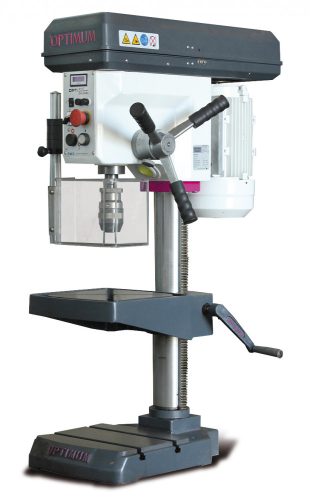 Opti Drill DH 24 BV asztali fúrógép mechanikus fokozatmentes fordulatszám-szabályozással