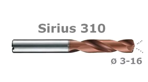 3xD SIRIUS BH keményfém csigafúró P310.D9,9