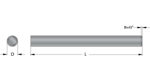 Keményfém rúd - D6xL76