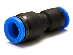   műanyag-levegőcső szűkítő adapter (dugaszolható), egyenes, 6mm - 4mm