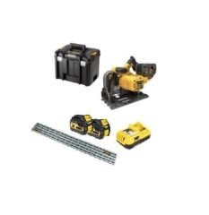 DeWalt DCS520T2R-QW 54V XR merülőfűrész vezetősínnel