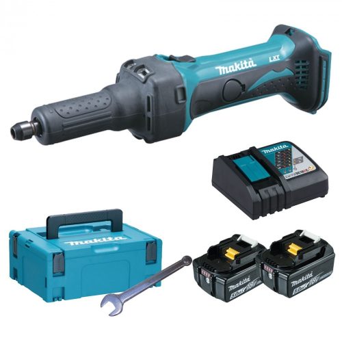 Makita DGD800RTJ 18V LXT Li-ion egyenes csiszoló 2x5,0Ah