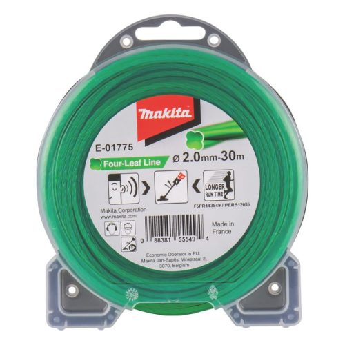 Makita E-01775 négylevelű damil, zöld, 2.0mm 30m