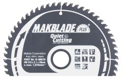 Makita B-08676 körfűrészlap Makblade plus 216x30mm Z60