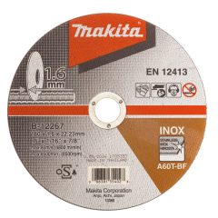 Makita B-12267 vágókorong INOX 180x1,6 mm