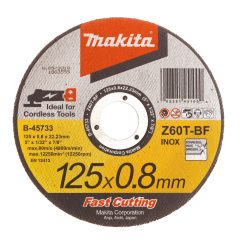 Makita B-45733 vágókorong INOX 125x0,8 mm